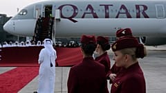طائرة تابعة الخطوط الجوية القطرية 