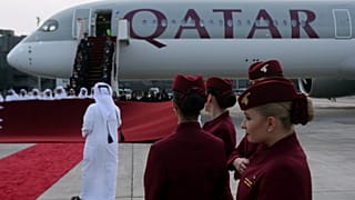 طائرة تابعة الخطوط الجوية القطرية 