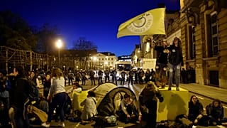 Des militants écologistes à Bruxelles