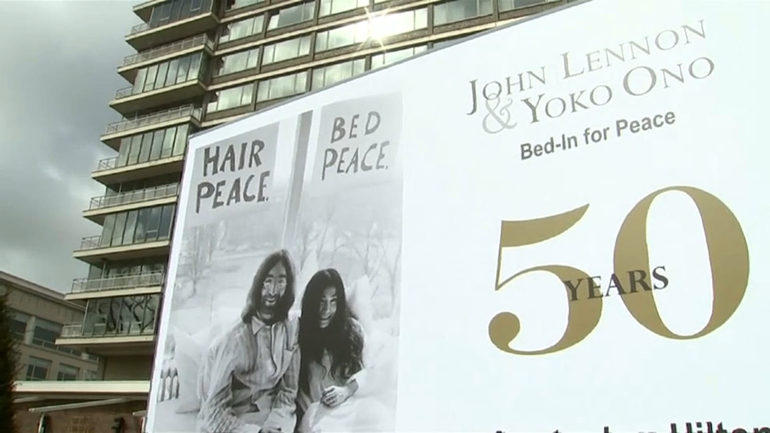 O mais famoso 'bed in' faz 50 anos