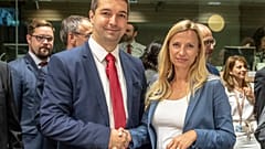 Feldman Zsolt államtitkára és Juliane Bogner-Strauss osztrák miniszter