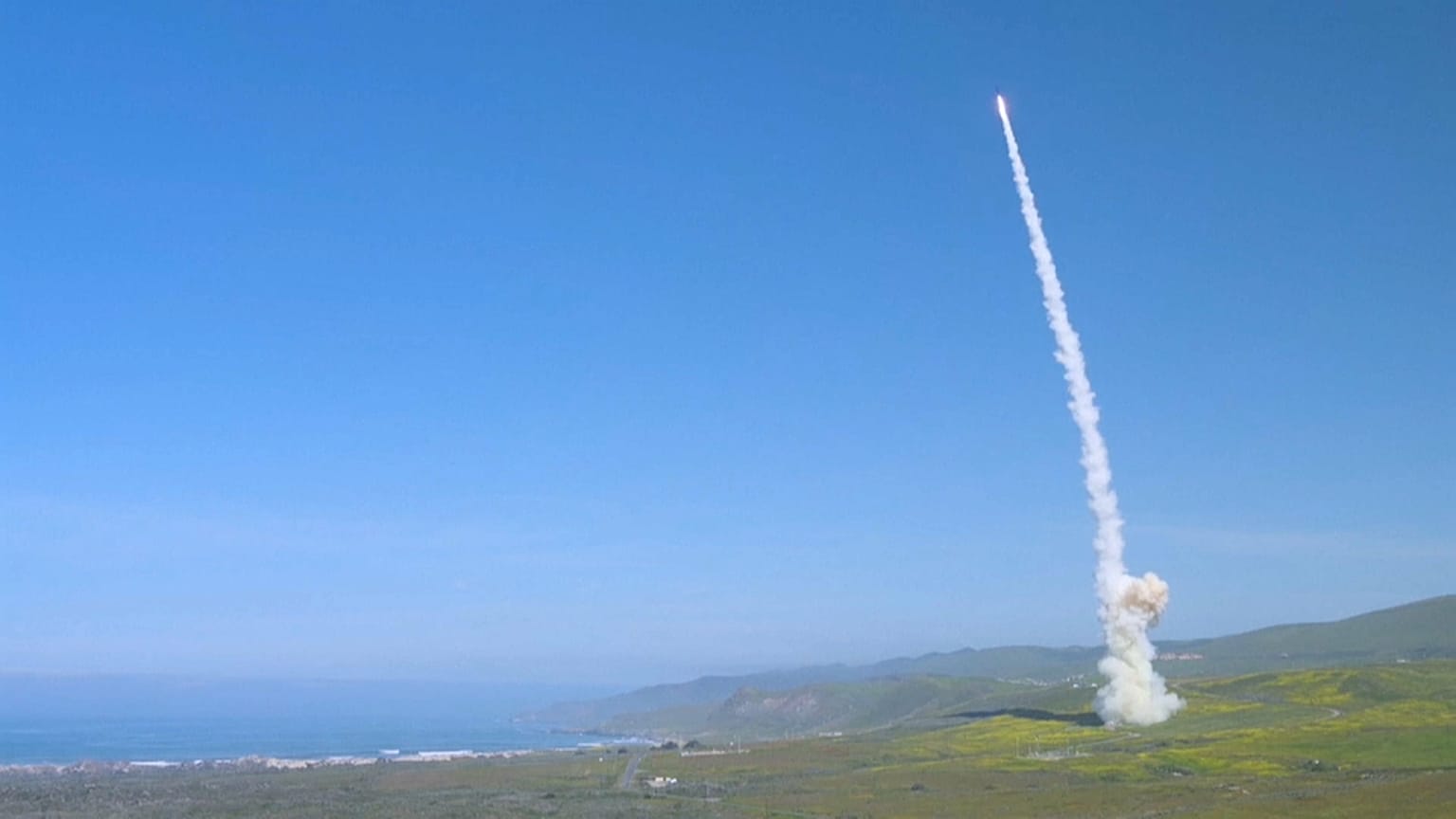 Both interceptors zeroed in on the target, which was launched 6437km away