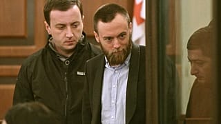 Jack Shepherd appearing in a Georgian court in January