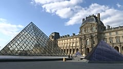 Une illusion d'optique géante pour les 30 ans de la Pyramide du Louvre