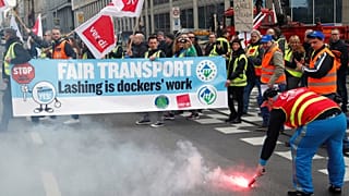 Los camioneros piden protección frente al dumping social