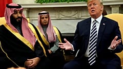Trump Mart ayında Beyaz Saray'da Veliaht Prens Selman'ı ağırladı