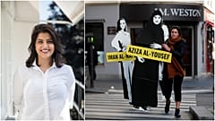 مظاهرة أمام السفارة السعودية في باريس لإطلاق سراح الناشطة لجينة الهذلول