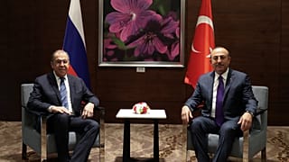 Rusya Dışişleri Bakanı Sergey Lavrov Türk Dışişleri Bakanı Mevlüt Çavuşoğlu
