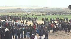 "Marches du retour" : des milliers de Palestiniens rassemblés