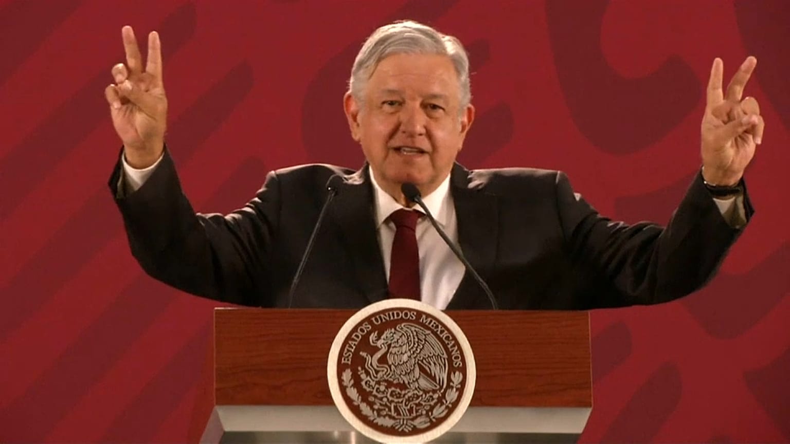 López Obrador quiere 'paz y amor' con EEUU