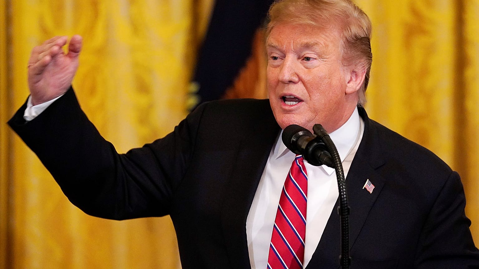 Trump visits the border and warns: 'Our country is full...turn around'