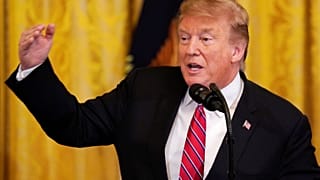 Trump visits the border and warns: 'Our country is full...turn around'