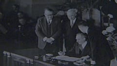 12 European and North American nations signed the North Atlantic Treaty