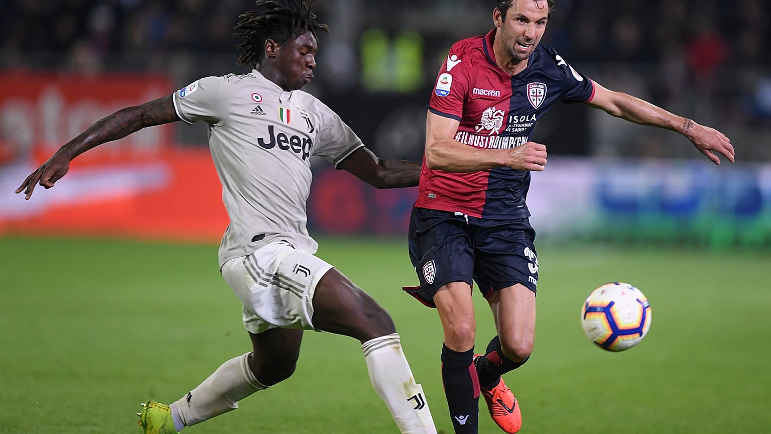 Juventus teen star Moise Kean suffers racist abuse but team mate says blame is '50'/50'