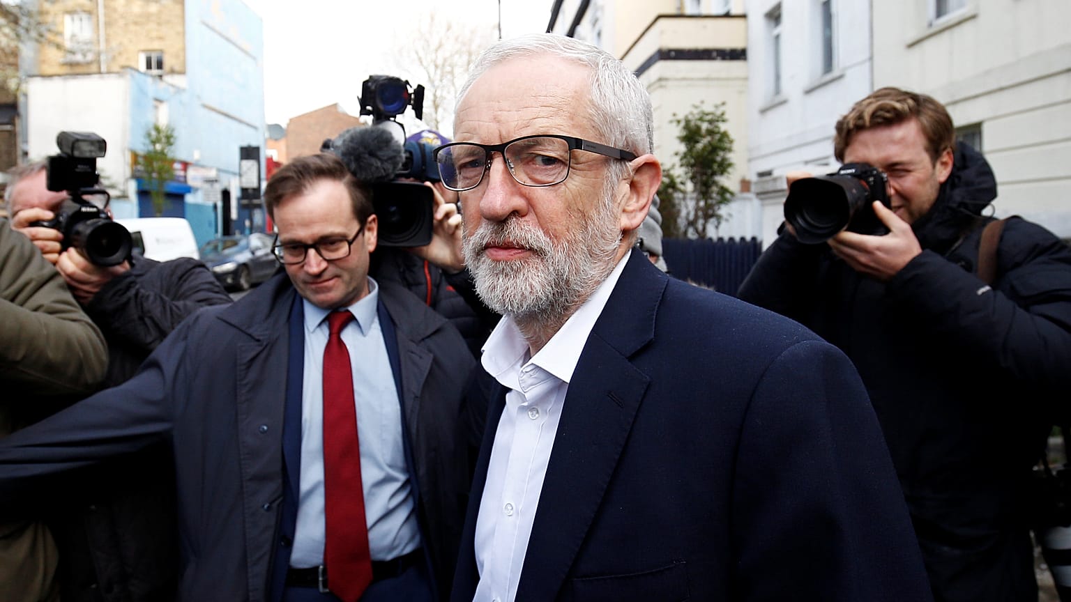 British opposition Labour Party leader Jeremy Corbyn 