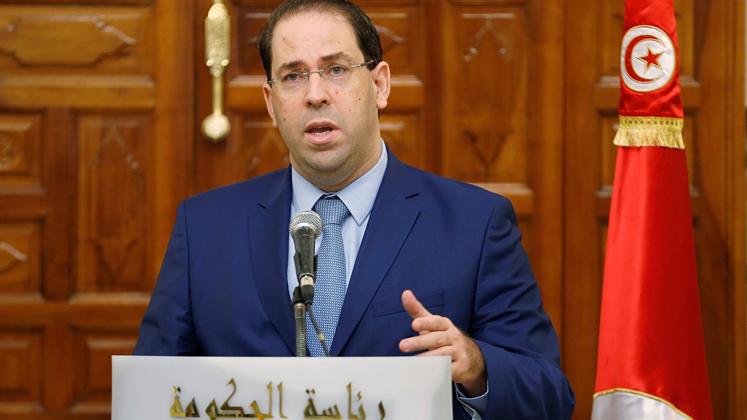 رئيس الحكومة يوسف الشاهد