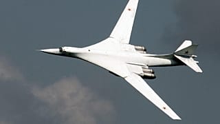 The Russian Tupolev Tu-160 bomber