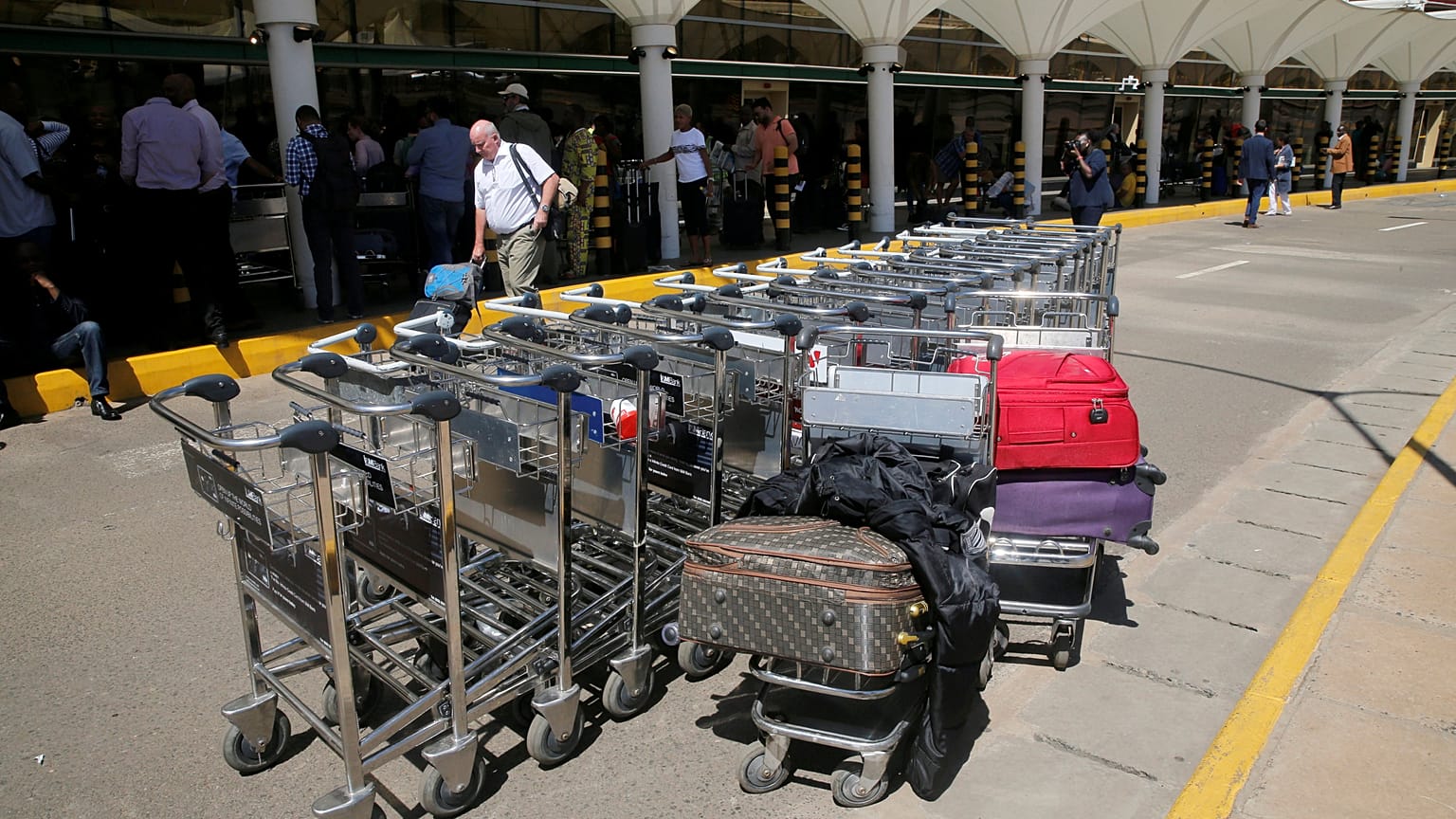Fire disrupts one terminal at Kenya's main airport in Nairobi