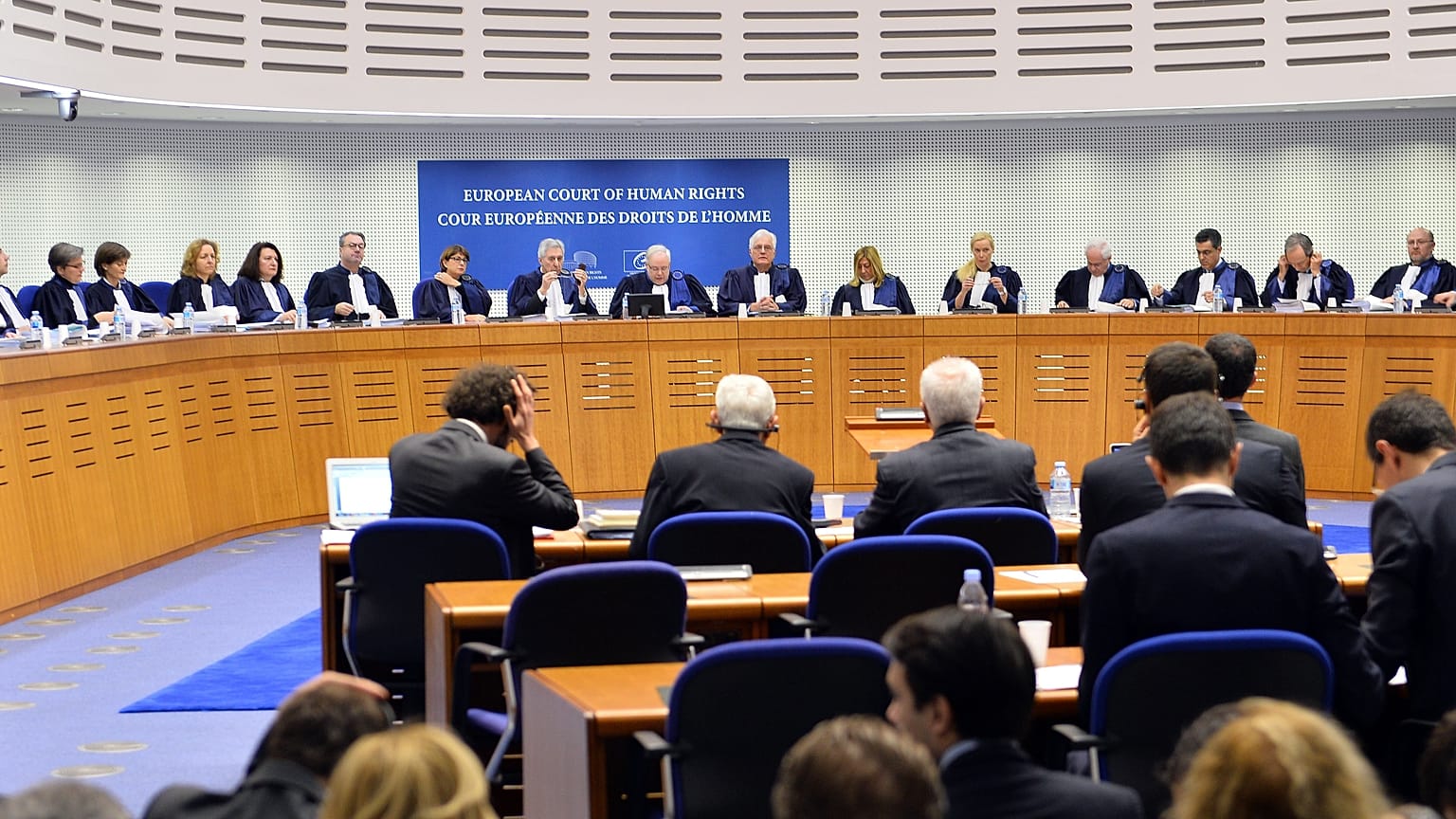 AİHM duruşma salonu