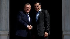 Μεταναστευτικό και Συμφωνία Πρεσπών στη συνάντηση Τσίπρα με Ράσμουσεν