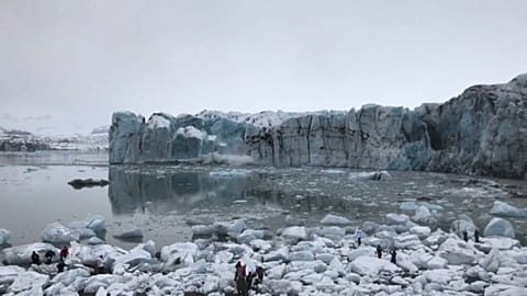 No Comment of the Week: China blossoms, glacier collapse, Bolt races a car, fire in South Korea