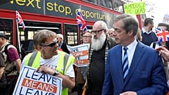 British Brexit politician Nigel Farage confirms he will stand in European elections