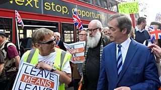 British Brexit politician Nigel Farage confirms he will stand in European elections