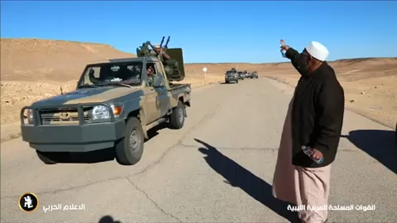  Videón fitogtatja erejét Haftar