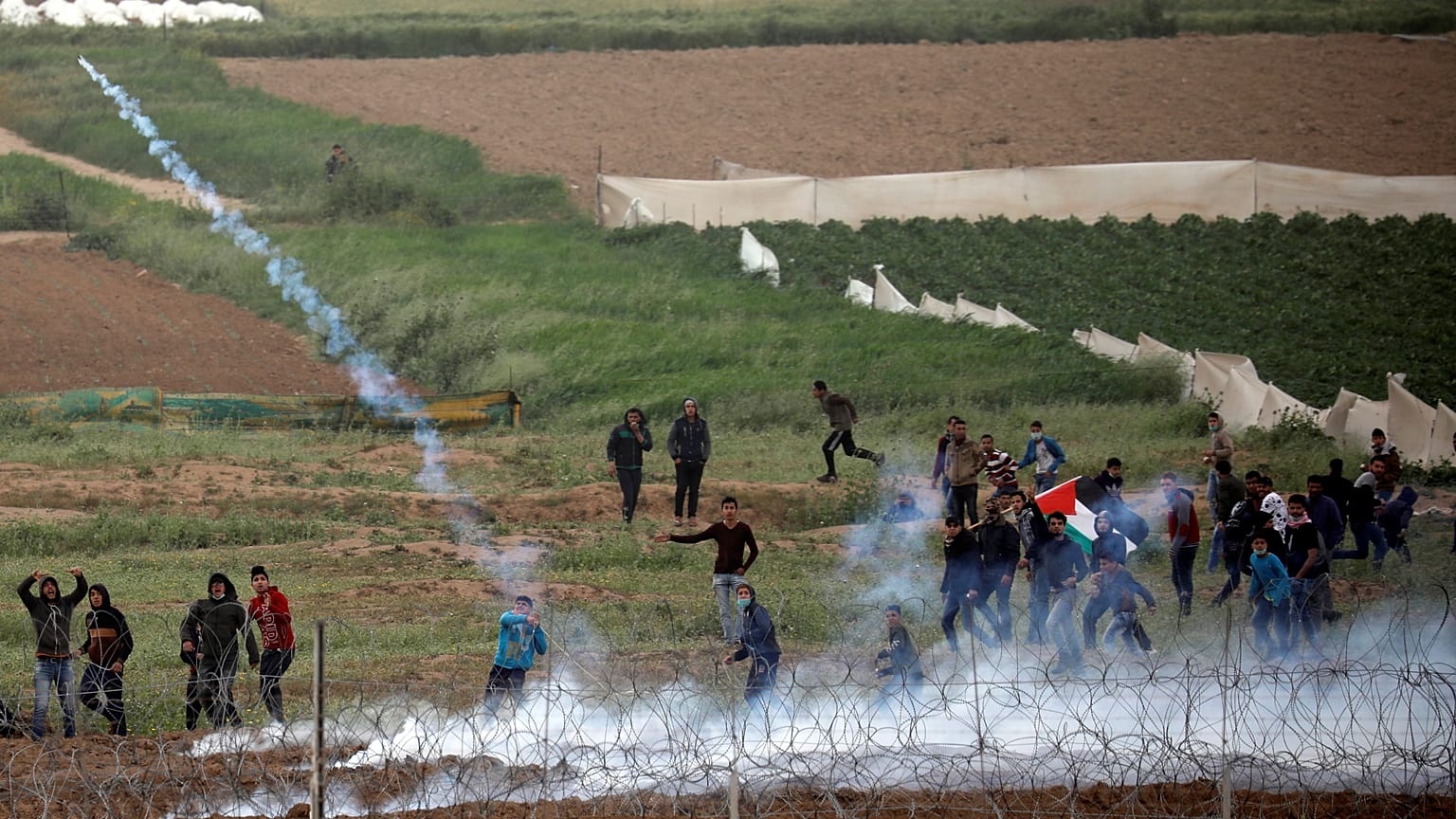 درگیری خونین در نوار غزه؛ ۸۳ فلسطینی مجروح شدند