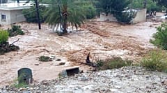 Κρήτη: Πλημμύρες και διάσωση εγκλωβισμένων στη Σητεία