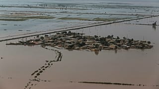مناطق سیل زده استان خوزستان ایران