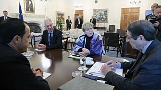 Κύπρος: Συνάντηση Αναστασιάδη - Λουτ