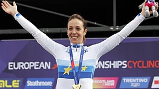 Marta Bastianelli, nel giorno della vittoria al campionato europeo. 