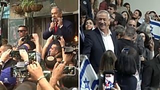 Benjamin Netanyahu et Benny Gantz
