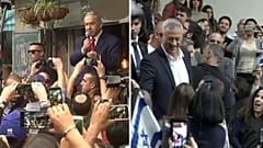 I due sfidanti per le elzioni israeliane: Netanyahu e Gantz