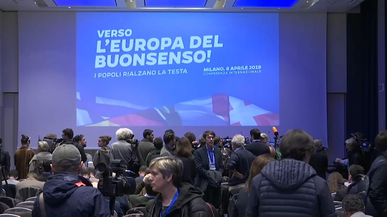 Convention sovranista all'Hotel Gallia di Milano