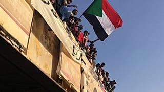 جانب من الاحتجاجات في السودان