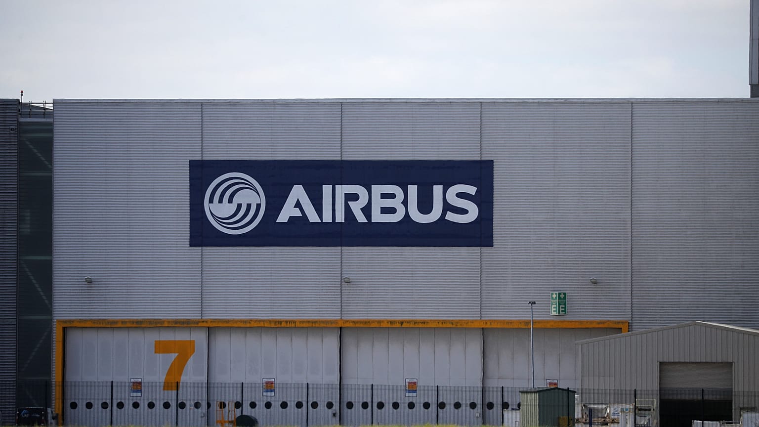 Airbus' wing assembly plant at Broughton, near Chester, UK
