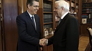 Συνάντηση Παυλόπουλου με τον νέο πρόεδρο του ΕΔΔΑ, Λ. Σισιλιάνο