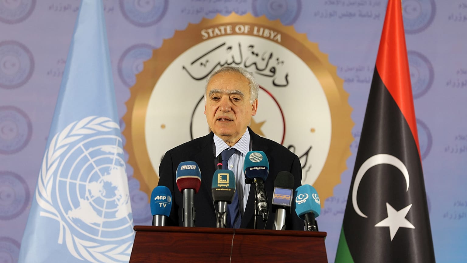 غسان سلامة مبعوث الأمم المتحدة الخاص إلى ليبيا 