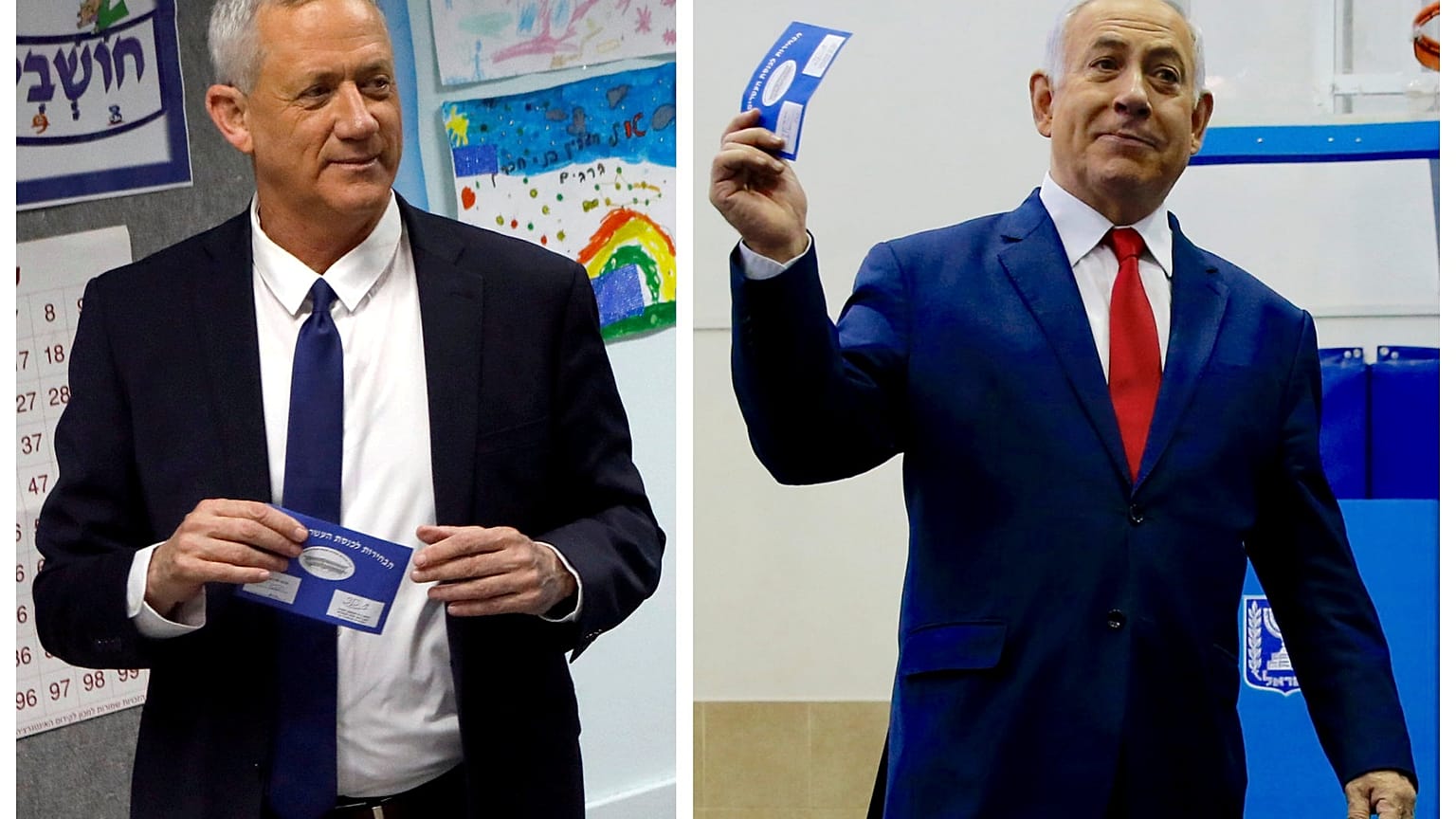 Ισραήλ - εκλογές: Δηλώνουν νικητές και ο Νετανιάχου και ο Γκαντζ
