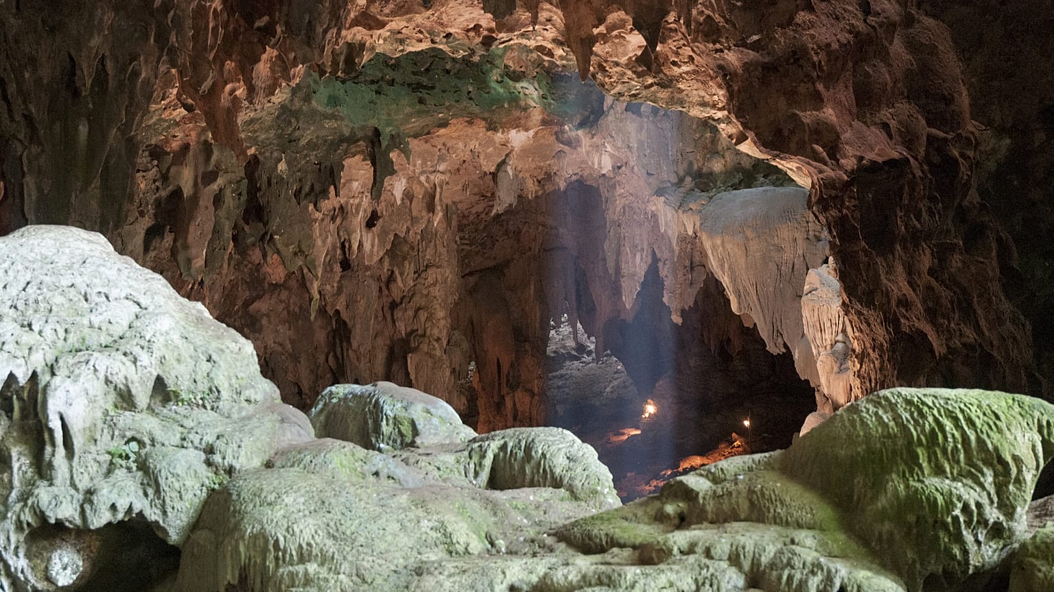 Callao Cave on Luzon Island, in the Philippine