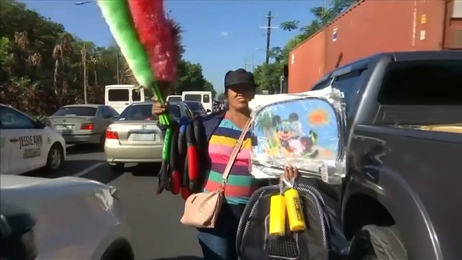Traffic vendors make on average just above minimum wage 