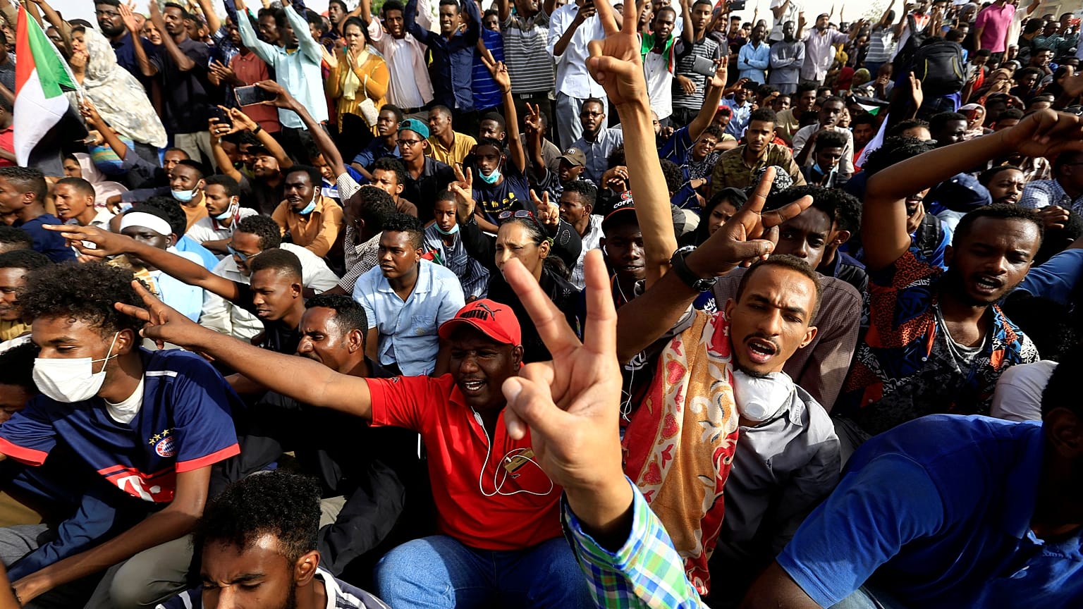 جانب من المظاهرات السودانية