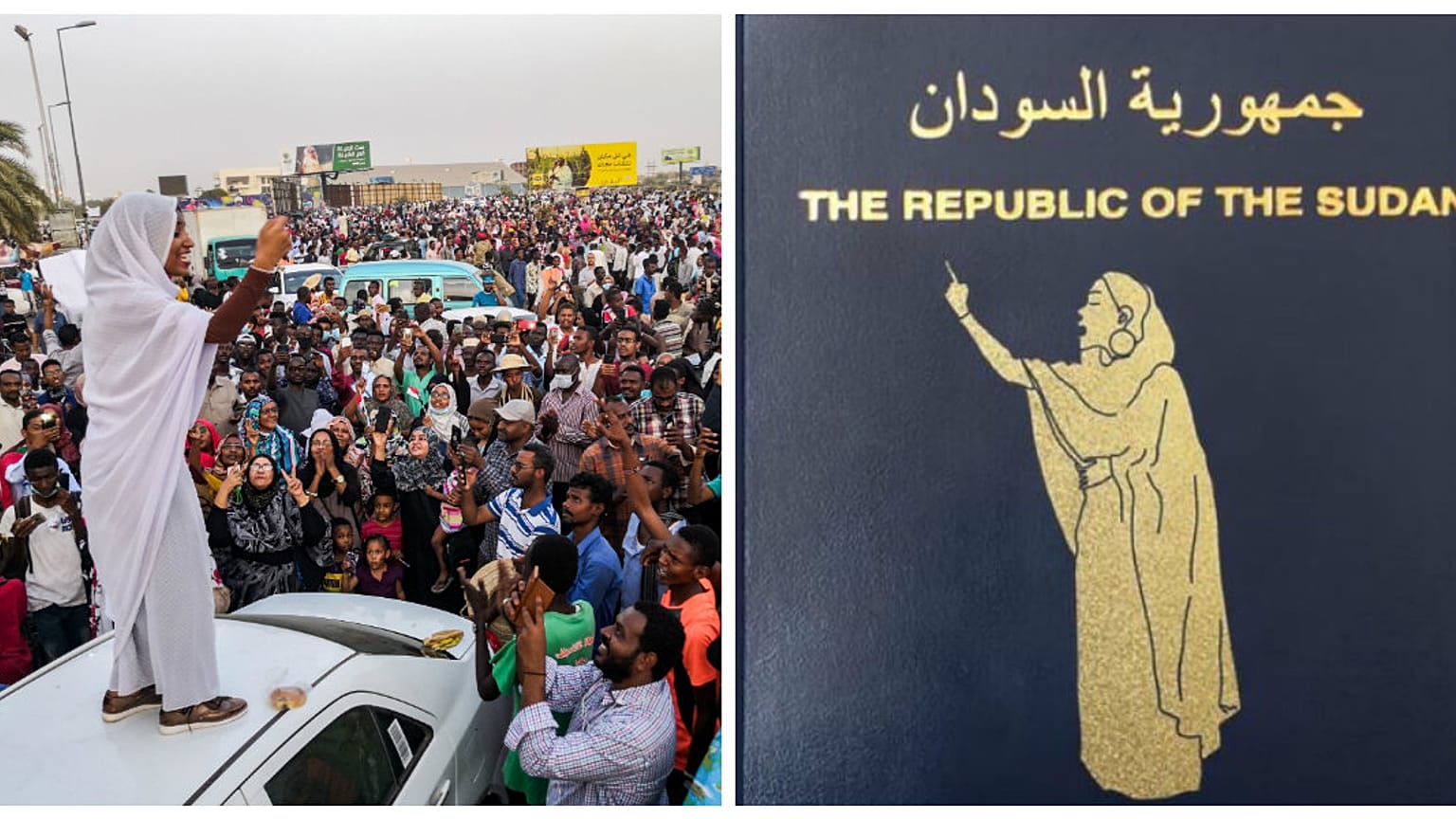 آلاء صالح الشابة السودانية التي أصبحت رمز التغيير