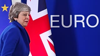 Theresa May in Brussels