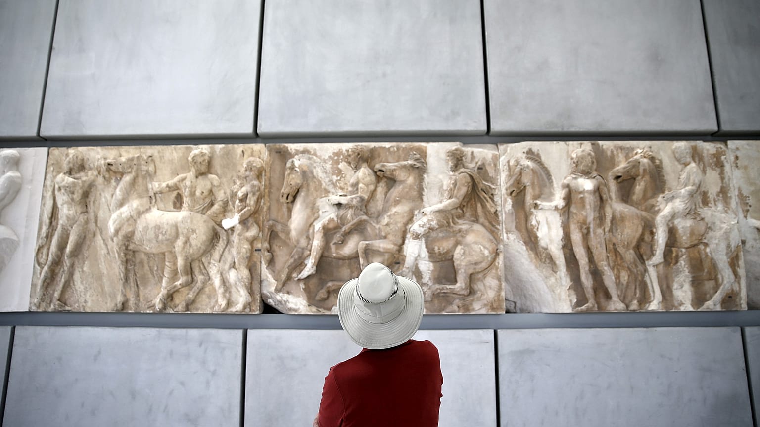 Musée de l'Acropole à Athènes, mai 2015