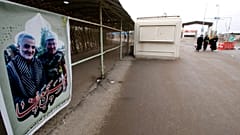 Poster featuring Iranian Revolutionary Guard Commander Qassem Soleimani