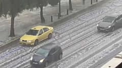 Jégeső zúdult Athénra