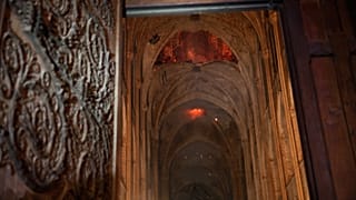 Az első kép a Notre Dame belsejéből a tűz után 